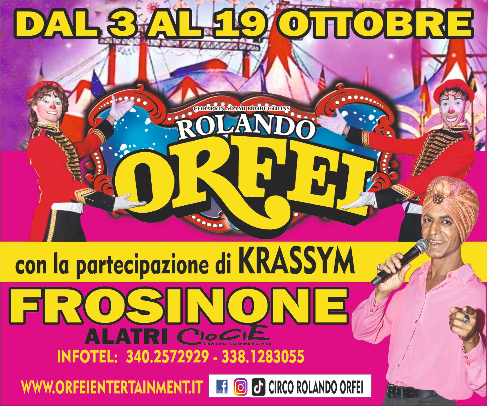 Frosinone News ti regala la magia del Circo Orfei! 🎪✨